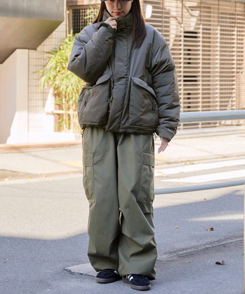 THOUSAND MILE(サウザンドマイル)の「THOUSAND MILE/サウザンドマイル STAND COLLAR PADDED JACKET スタンド カラー パデッド ダブルジップ ジャケット(ダウンジャケット/コート・メンズ・ブラック/チャコール・XS/M/L/XL)」の17枚目の写真