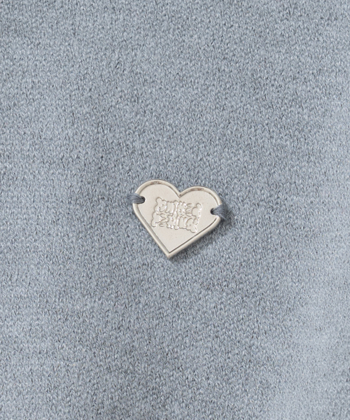 KNITTED(ニッティド)の「(W) ベーシックエッセンシャルウォッシャブルラウンドニット グレー(ニット/セーター・レディース・その他・FREE)」の4枚目の写真