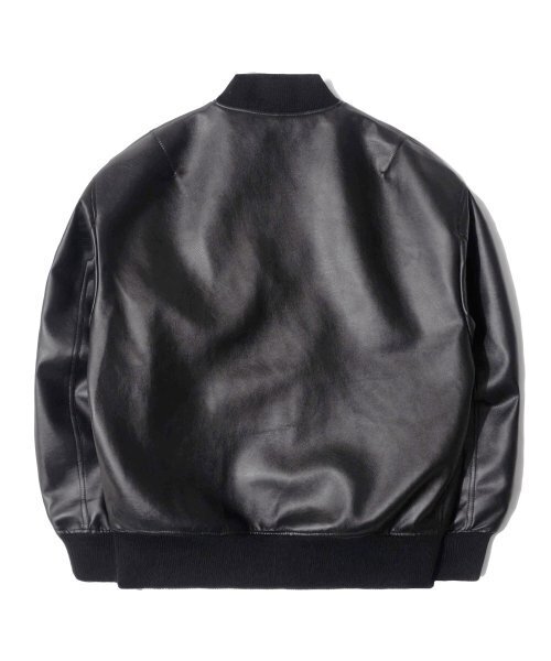 QT8 GARMENTS(キューティーエイトガーメント)の「GB Synthetic Leather MA-1 Jacket (Black)(ライダースジャケット・レディース・その他・LARGE/MEDIUM)」の3枚目の写真