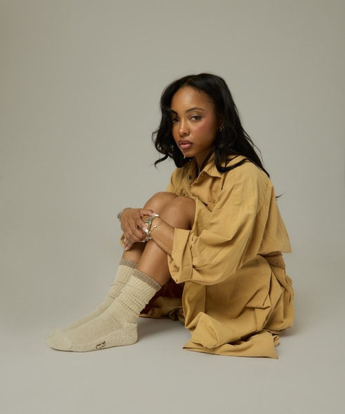 ROTOTO（ロトト）の「UNION x ROTOTO Framework Socks（ソックス/靴下・メンズ・ブラウン系/ブルー系・MEDIUM/LARGE/X-LARGE）」の18枚目の写真