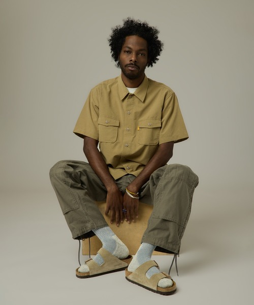 ROTOTO（ロトト）の「UNION x ROTOTO Framework Socks（ソックス/靴下・メンズ・ブラウン系/ブルー系・MEDIUM/LARGE/X-LARGE）」の3枚目の写真