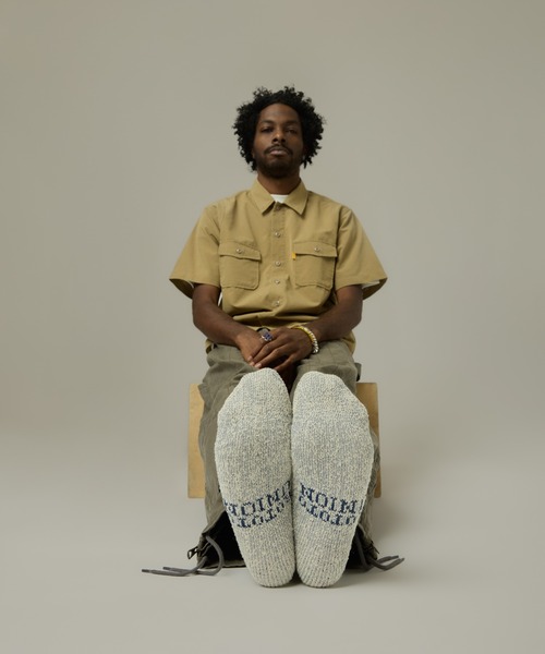 ROTOTO（ロトト）の「UNION x ROTOTO Framework Socks（ソックス/靴下・メンズ・ブラウン系/ブルー系・MEDIUM/LARGE/X-LARGE）」の21枚目の写真
