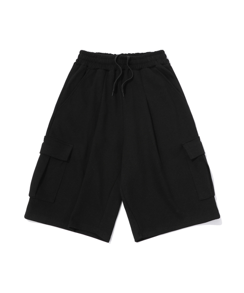 CHAMBROS（チャンブロス）の「カーゴポケットワンタックバミューダスウェットショートパンツ[ブラック]（その他パンツ・レディース・その他・LARGE/MEDIUM/X-LARGE）」の7枚目の写真