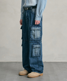 DECET（デケト）の「Multi Pocket Jeans DCPT058BlueA（デニムパンツ）」