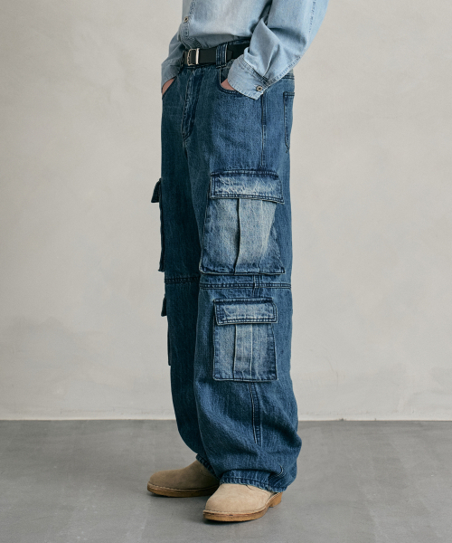 DECET（デケト）の「Multi Pocket Jeans DCPT058BlueA（デニムパンツ・レディース・その他・26/28/30/32/34）」の18枚目の写真