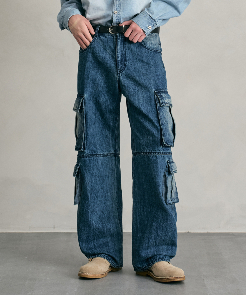 DECET（デケト）の「Multi Pocket Jeans DCPT058BlueA（デニムパンツ・レディース・その他・26/28/30/32/34）」の19枚目の写真