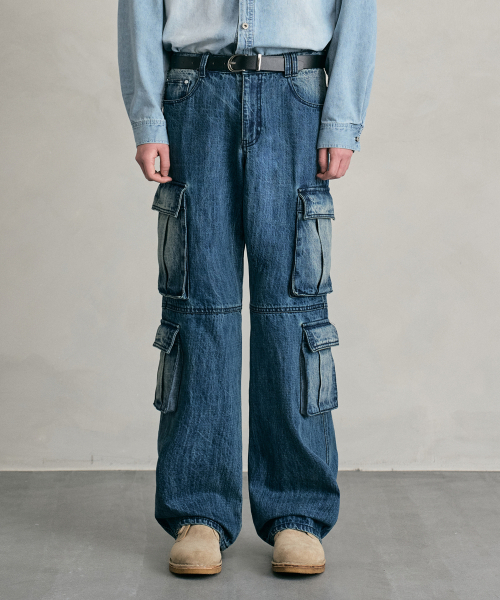 DECET（デケト）の「Multi Pocket Jeans DCPT058BlueA（デニムパンツ・レディース・その他・26/28/30/32/34）」の12枚目の写真