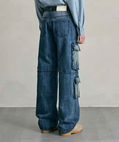 DECET（デケト）の「Multi Pocket Jeans DCPT058BlueA（デニムパンツ・レディース・その他・26/28/30/32/34）」の13枚目の写真