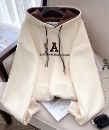 ＆soiree（アンドソワレ）の「裏起毛ポケット付きパーカー（パーカー）」