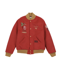 APPLE VARSITY JACKET RED