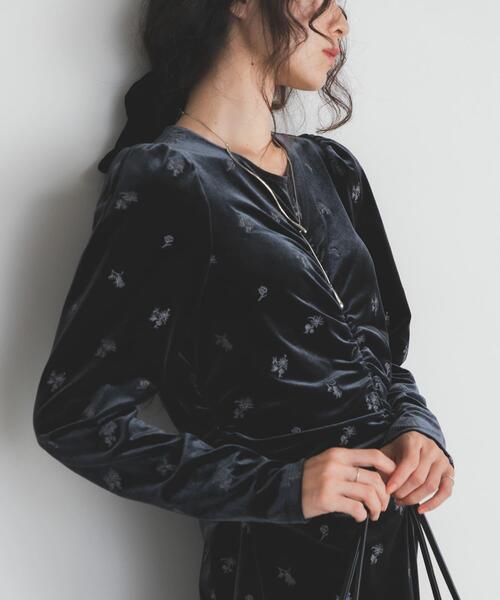 KBF（ケイビーエフ）の「ベロアシャーリングドレス（ワンピース・レディース・ブラウン/ブラック/グレー系その他・36/38）」の19枚目の写真