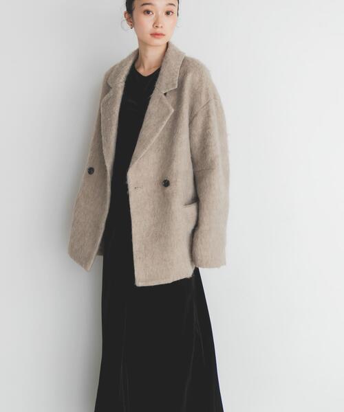 KBF（ケイビーエフ）の「ベロアシャーリングドレス（ワンピース・レディース・ブラウン/ブラック/グレー系その他・36/38）」の9枚目の写真