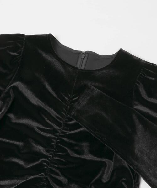 KBF（ケイビーエフ）の「ベロアシャーリングドレス（ワンピース・レディース・ブラウン/ブラック/グレー系その他・36/38）」の4枚目の写真