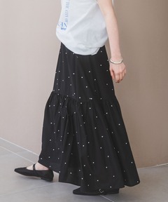 スクエア フラワー ジャガード スカート（スカート）｜UNITED ARROWS