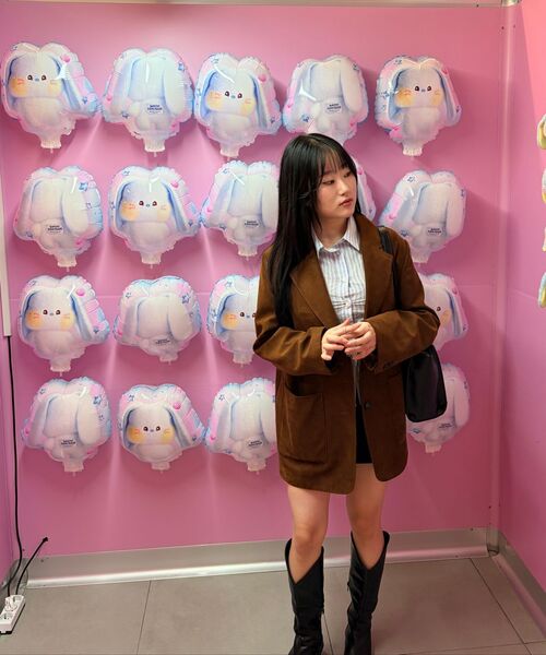 MUCENT（ムセント）の「[ポーチプレゼント] クレセントレザーショルダーバッグ 男女共用（ショルダーバッグ・レディース・ブラック・FREE）」の14枚目の写真