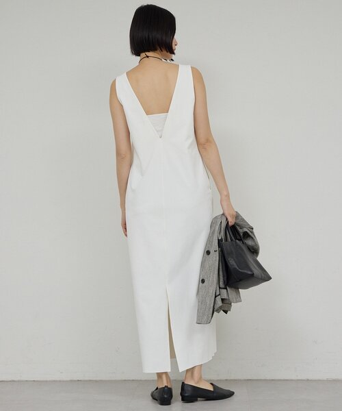 GALLARDAGALANTE(ガリャルダガランテ)の「【前後2way】ストレッチ2WAYワンピース(ワンピース・レディース・ブラック/ホワイト・FREE)」の7枚目の写真