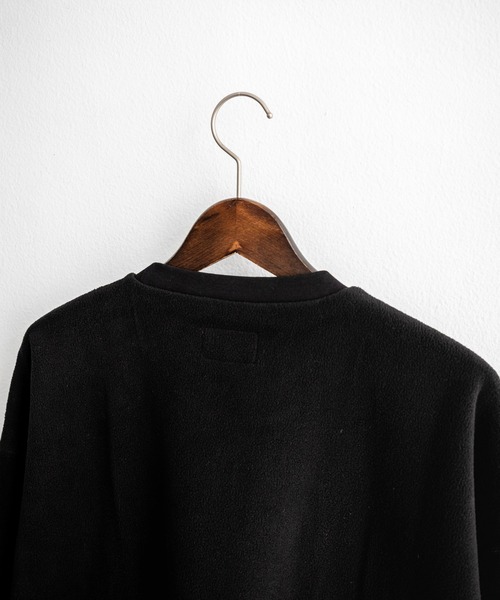 HUF(ハフ)の「HUF ハフ H DOT POLAR FLEECE CREWNECK オーバーサイズポーラーフリースプルオーバートレーナー(スウェット・メンズ・ブラック/スカイブルー・M/L/XL)」の21枚目の写真