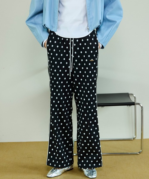 MAISON SPECIAL（メゾンスペシャル）の「【PRE-ORDER】Jacquard Jersey Pants/ジャガードジャージパンツ（その他パンツ・レディース・グリーン/グレー/ブラック・38/36）」の7枚目の写真