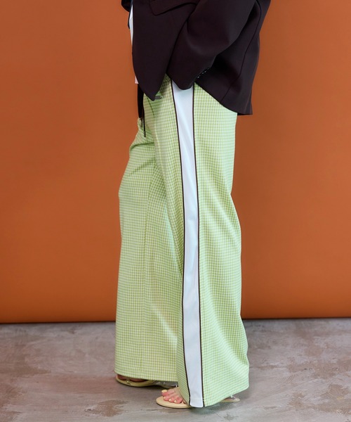 MAISON SPECIAL（メゾンスペシャル）の「【PRE-ORDER】Jacquard Jersey Pants/ジャガードジャージパンツ（その他パンツ・レディース・グリーン/グレー/ブラック・38/36）」の15枚目の写真