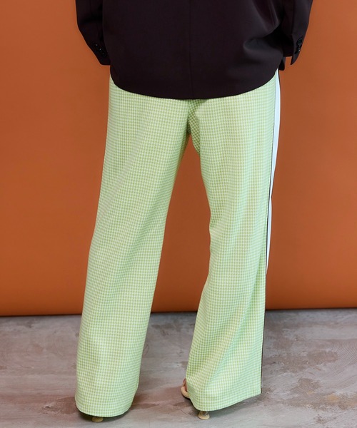 MAISON SPECIAL（メゾンスペシャル）の「【PRE-ORDER】Jacquard Jersey Pants/ジャガードジャージパンツ（その他パンツ・レディース・グリーン/グレー/ブラック・38/36）」の16枚目の写真