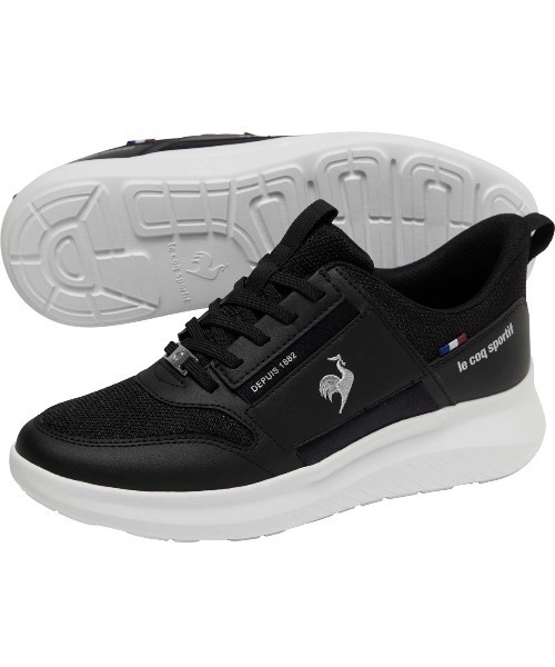 le coq sportif(ルコックスポルティフ)の「ルコックスポルティフ/LCS マルヌ さっと履けるシューズ /消臭/軽量 LU6SSN05LZ(スニーカー・レディース・ブルー系/ブラック×シルバー/ホワイト×シルバー・23.0cm/23.5cm/24.0cm/24.5cm/25.0cm/22.5cm)」の13枚目の写真
