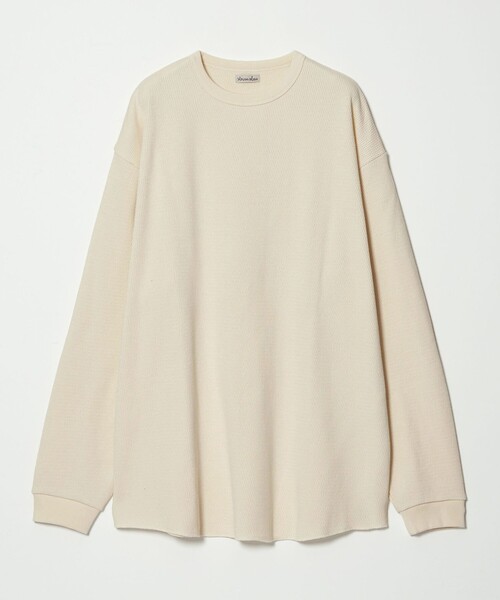 Steven Alan(スティーブンアラン)の「<Steven Alan> ラダー サーマル クルーネック カットソー NARROW(Tシャツ/カットソー・メンズ・オリーブ/ナチュラル・S/M/L/XL)」の1枚目の写真