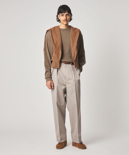 Steven Alan(スティーブンアラン)の「<Steven Alan> ラダー サーマル クルーネック カットソー NARROW(Tシャツ/カットソー・メンズ・オリーブ/ナチュラル・S/M/L/XL)」の6枚目の写真