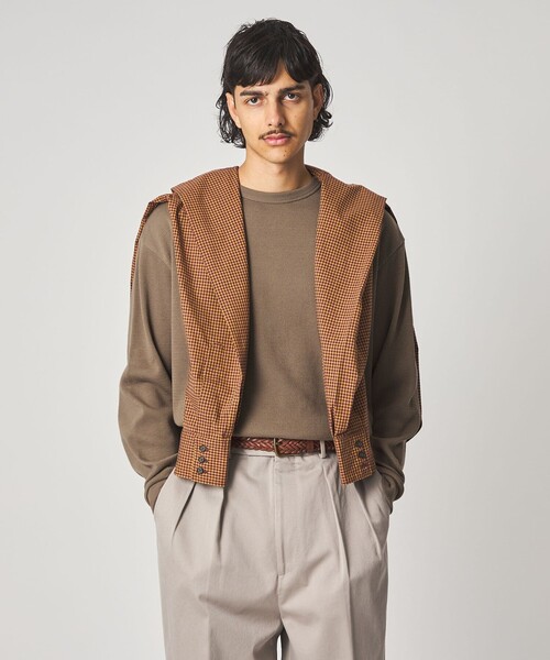 Steven Alan(スティーブンアラン)の「<Steven Alan> ラダー サーマル クルーネック カットソー NARROW(Tシャツ/カットソー・メンズ・オリーブ/ナチュラル・S/M/L/XL)」の9枚目の写真