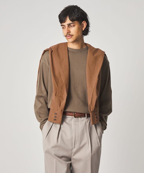 Steven Alan(スティーブンアラン)の「<Steven Alan> ラダー サーマル クルーネック カットソー NARROW(Tシャツ/カットソー・メンズ・オリーブ/ナチュラル・S/M/L/XL)」の10枚目の写真