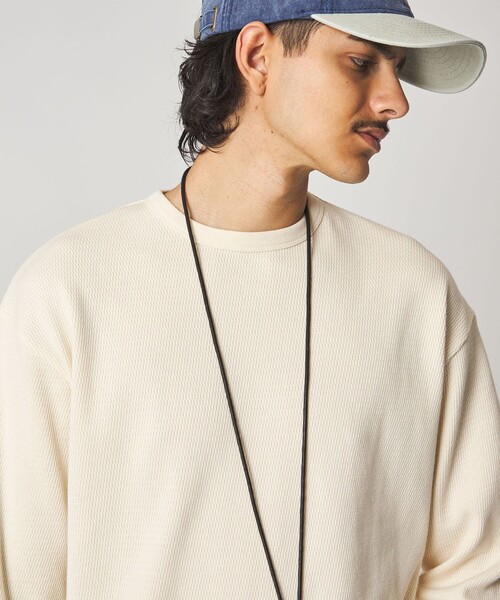 Steven Alan(スティーブンアラン)の「<Steven Alan> ラダー サーマル クルーネック カットソー NARROW(Tシャツ/カットソー・メンズ・オリーブ/ナチュラル・S/M/L/XL)」の13枚目の写真