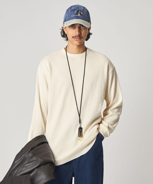 Steven Alan(スティーブンアラン)の「<Steven Alan> ラダー サーマル クルーネック カットソー NARROW(Tシャツ/カットソー・メンズ・オリーブ/ナチュラル・S/M/L/XL)」の15枚目の写真
