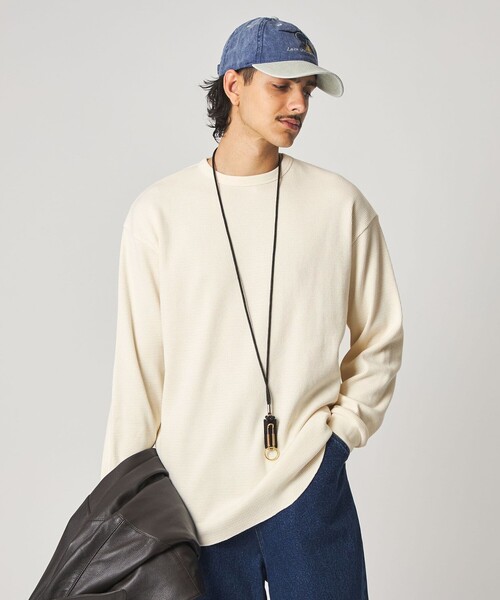 Steven Alan(スティーブンアラン)の「<Steven Alan> ラダー サーマル クルーネック カットソー NARROW(Tシャツ/カットソー・メンズ・オリーブ/ナチュラル・S/M/L/XL)」の16枚目の写真
