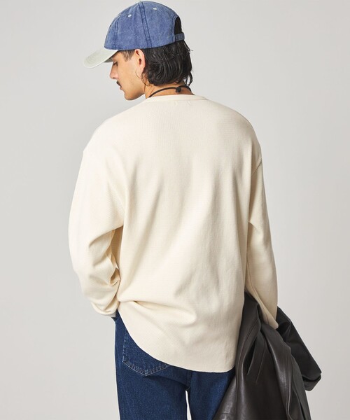 Steven Alan(スティーブンアラン)の「<Steven Alan> ラダー サーマル クルーネック カットソー NARROW(Tシャツ/カットソー・メンズ・オリーブ/ナチュラル・S/M/L/XL)」の17枚目の写真