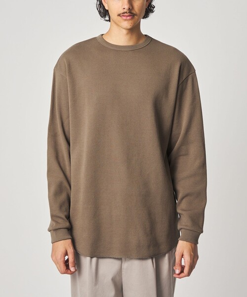 Steven Alan(スティーブンアラン)の「<Steven Alan> ラダー サーマル クルーネック カットソー NARROW(Tシャツ/カットソー・メンズ・オリーブ/ナチュラル・S/M/L/XL)」の18枚目の写真