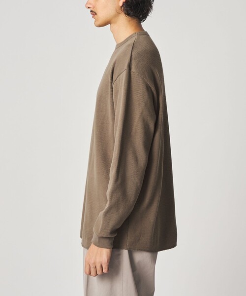 Steven Alan(スティーブンアラン)の「<Steven Alan> ラダー サーマル クルーネック カットソー NARROW(Tシャツ/カットソー・メンズ・オリーブ/ナチュラル・S/M/L/XL)」の19枚目の写真