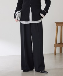 COLLAGE GALLARDAGALANTE | ジャージワイドパンツ(スラックス)