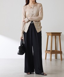 COLLAGE GALLARDAGALANTE（コラージュガリャルダガランテ）の「ジャージワイドパンツ/セットアップ可/WEB限定カラー・サイズ展開（スラックス）」