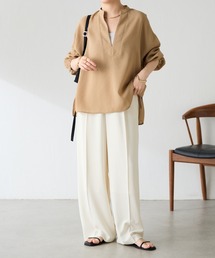 COLLAGE GALLARDAGALANTE（コラージュガリャルダガランテ）の「ジャージワイドパンツ/セットアップ可/WEB限定カラー・サイズ展開（スラックス）」