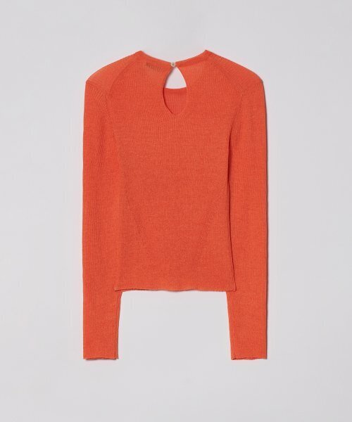 EAN JO(イアンジョー)の「RIBBED CROP KNIT TOP (SUNSET ORANGE)(ニット/セーター・レディース・その他・ONE SIZE)」の6枚目の写真