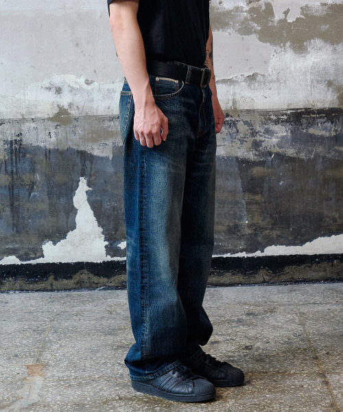 DENMADE（デンメイド）の「DEN1951 Faded Selvedge Wide -  Indigo Heritage（デニムパンツ・メンズ・その他・SMALL/MEDIUM/LARGE/X-LARGE）」の2枚目の写真