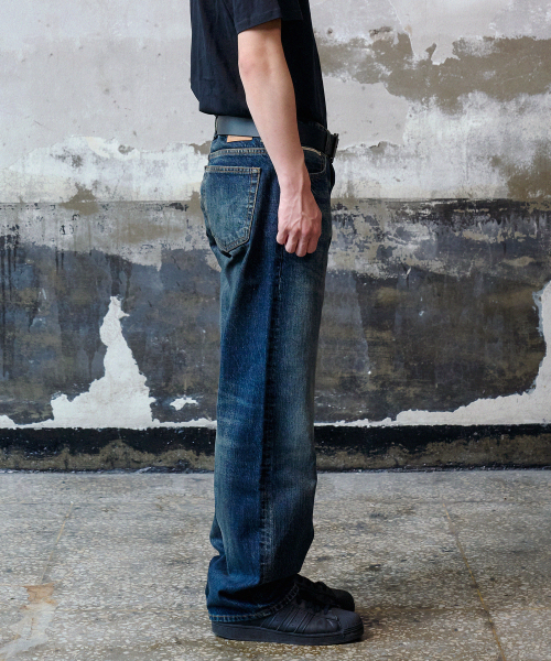 DENMADE（デンメイド）の「DEN1951 Faded Selvedge Wide -  Indigo Heritage（デニムパンツ・メンズ・その他・SMALL/MEDIUM/LARGE/X-LARGE）」の3枚目の写真