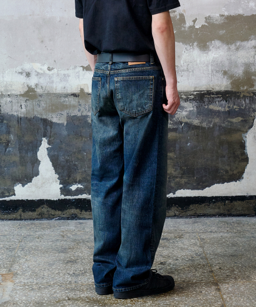 DENMADE（デンメイド）の「DEN1951 Faded Selvedge Wide -  Indigo Heritage（デニムパンツ・メンズ・その他・SMALL/MEDIUM/LARGE/X-LARGE）」の4枚目の写真