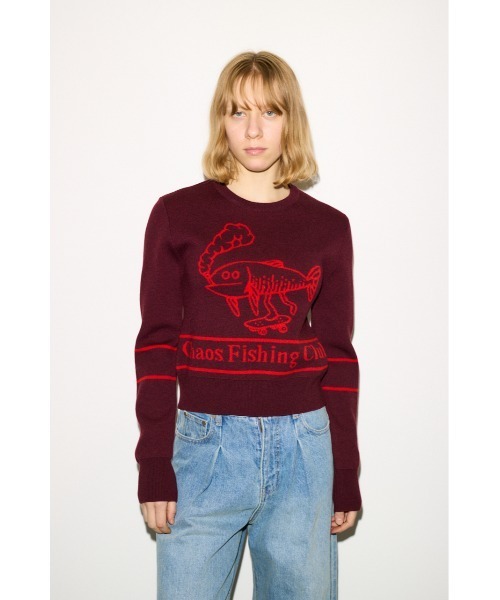 THROW Chaos Fishing Club KNIT TOPS カオスフィッシングクラブ ニット