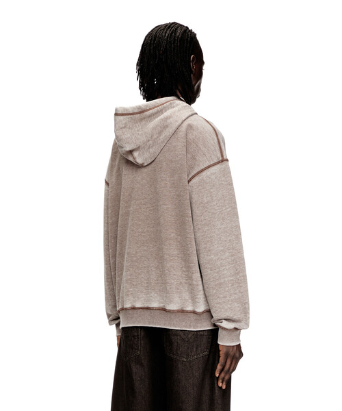 DIESEL(ディーゼル)の「メンズ プルオーバーパーカー S-BOXTON-HOOD(パーカー・メンズ・ブラウン系その他・LARGE/MEDIUM/SMALL)」の2枚目の写真