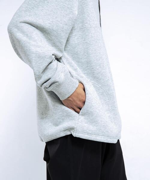 EKAL(エカル)の「『UR TECH』ドライスウェットプルオーバー(スウェット・メンズ・ブラック/グレー・MEDIUM/LARGE)」の9枚目の写真