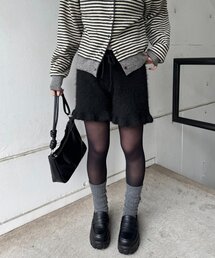 《SETUP対応》【umm.】フリルニットショートパンツ