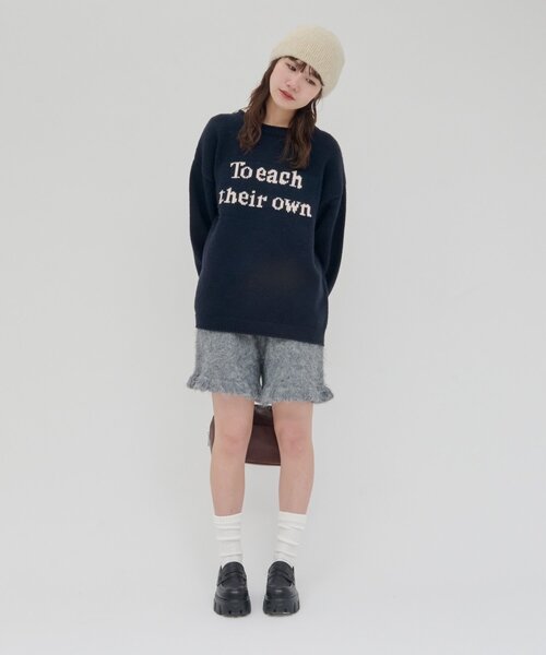 DISCOAT(ディスコート)の「《SETUP対応》【umm.】フリルニットショートパンツ(その他パンツ・レディース・グレー/ブラック・FREE)」の20枚目の写真