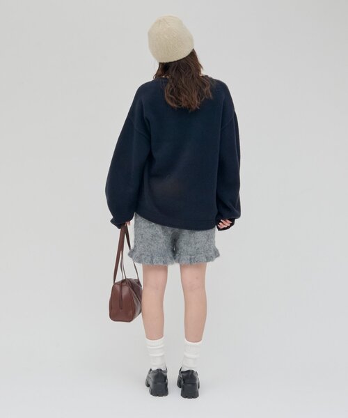 DISCOAT(ディスコート)の「《SETUP対応》【umm.】フリルニットショートパンツ(その他パンツ・レディース・グレー/ブラック・FREE)」の15枚目の写真