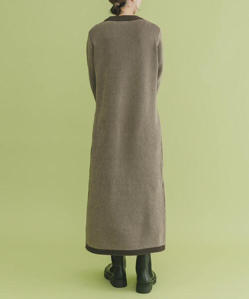 ITEMS URBANRESEARCH（アイテムズ アーバンリサーチ）の「ビスチェニットワンピース（ワンピース・レディース・ベージュ/ブラウン・FREE）」の20枚目の写真