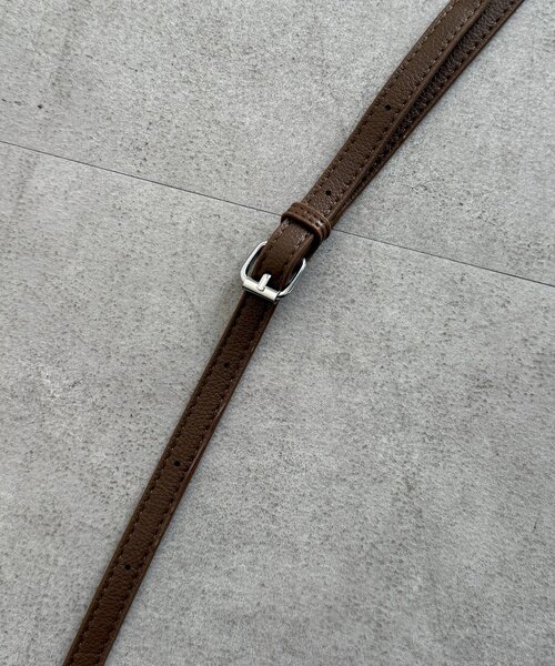 Chez toi（シェトワ）の「合皮タックショルダーBAG（ショルダーバッグ・レディース・ブラウン/ブラック・FREE）」の16枚目の写真